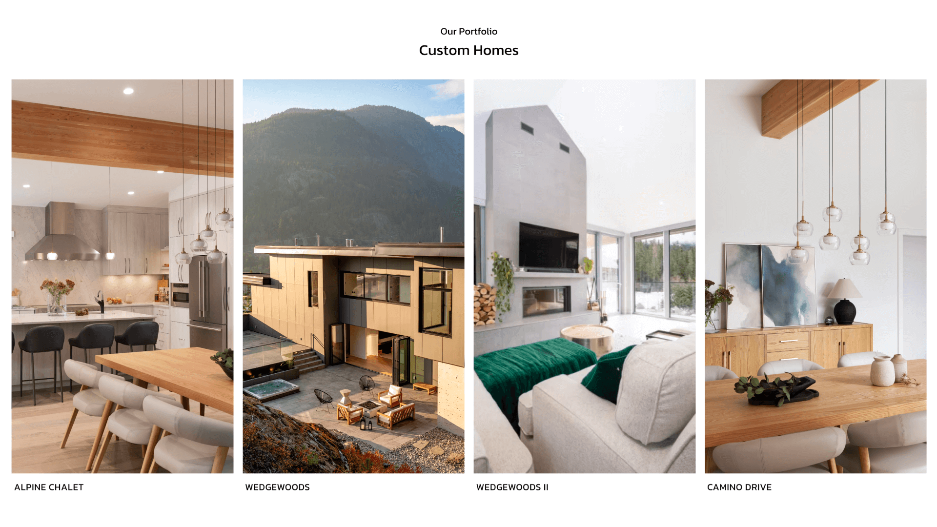 CVC Custom Homes portfolio