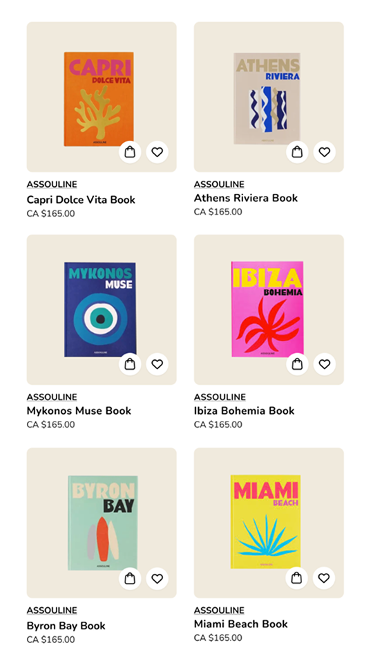 Get The Goods product grid