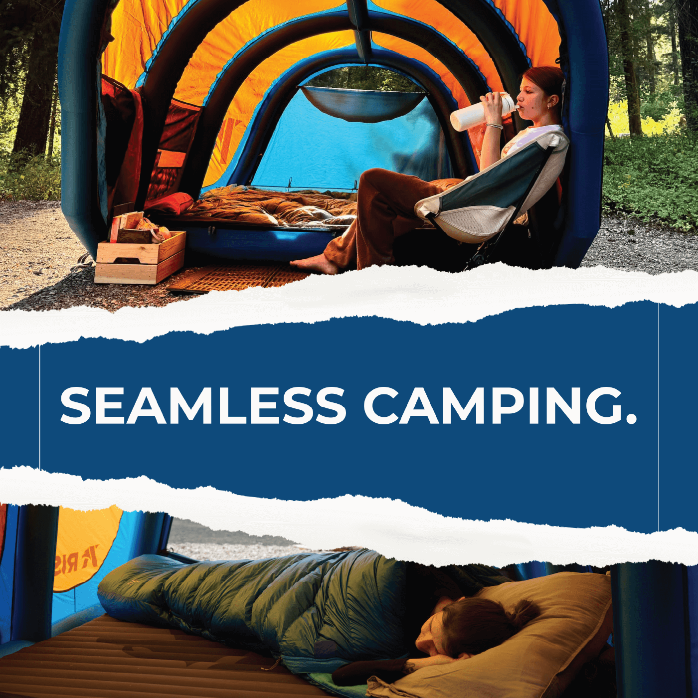 Rise Outdoor seamless camping experience