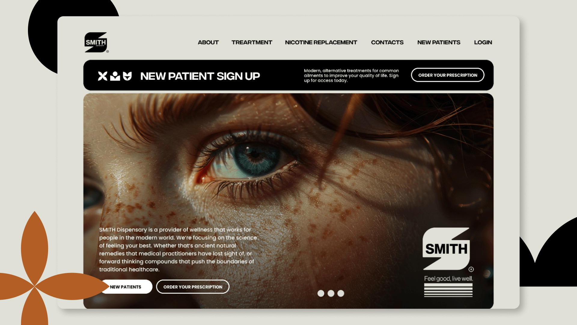 Smith Dispensary homepage
