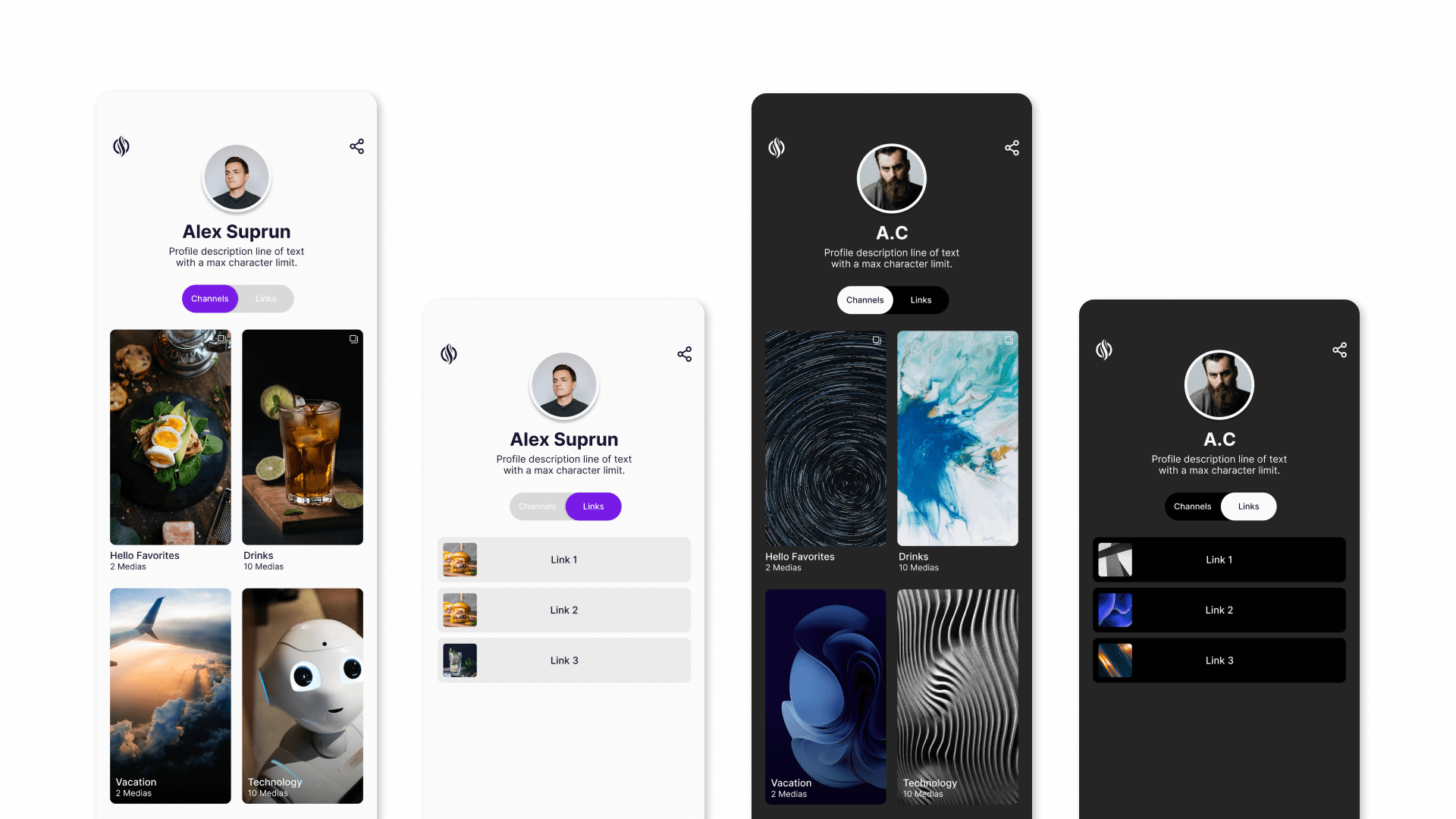 Swipe Flow theme variants
